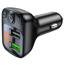 Автомобільний FM модулятор (трансмітер) Borofone EMINENCY QC3.0 QC3.0 Дисплей (BC41)