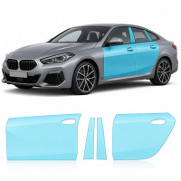 Антигравийная защитная бронепленка по лекалам для BMW 2 Series Gran Coupe F44 2019-2024 - зоны дверей и стойки окон