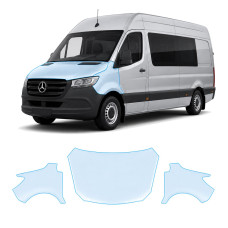 Антигравійна захисна бронеплівка за лекалами для Mercedes-Benz Sprinter W907 2018- капот і передні крила