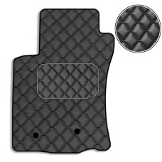 Водительский коврик для Toyota Prado 150 2010-2021 Экокожа 1 шт (Rombus)