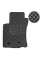 Килимок водія для Toyota Prado 150 2010-2021 Екошкіра 1 шт (Rombus)