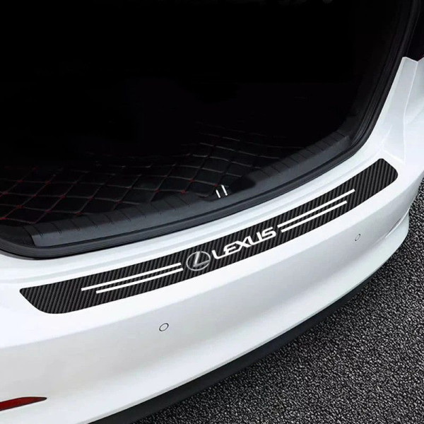 Захисна плівка на поріг багажника LEXUS карбон 1шт (90х7см)