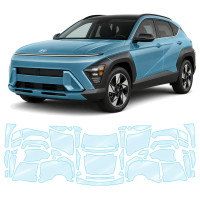 Антигравійна захисна бронеплівка за лекалами для Hyundai Kona SX2 2023- повний кузов