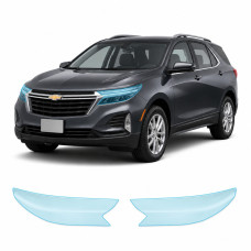 Антигравійна захисна бронеплівка за лекалами для Chevrolet Equinox IV 2021- оптика (фари та ПТФ)