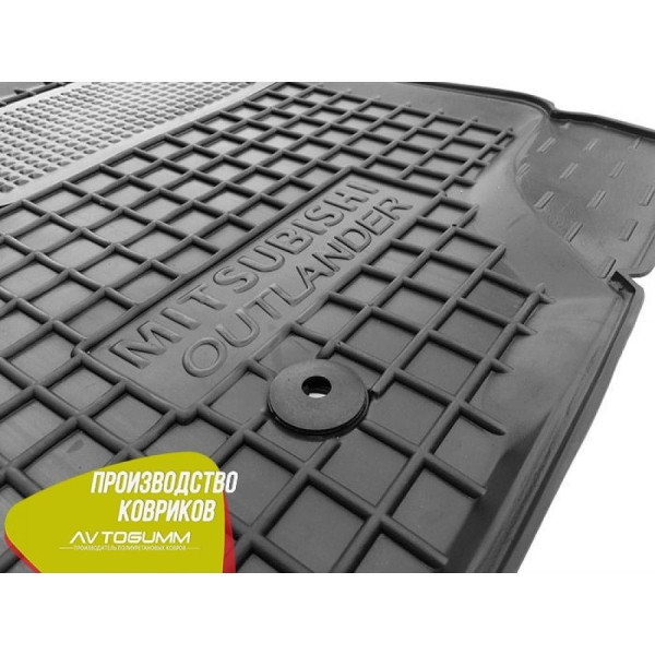 Водійський коврик в салон Mitsubishi Outlander 2003-2007 (АКПП) (Avto-Gumm)