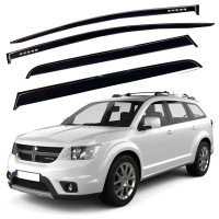 Дефлекторы окон ветровики для Dodge Journey / Fiat freemont 2008-2020 Voron Glass