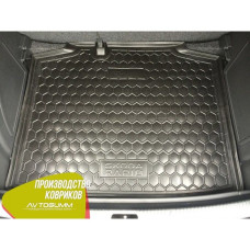 Автомобильный коврик в багажник Skoda Rapid 2013- Spaceback / Резино - пластик