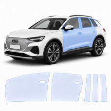 Антигравийная защитная бронепленка по лекалам для Audi Q4 e-tron F4 2021- зоны дверей и стойки окон