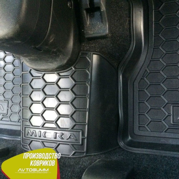 Автомобильные коврики в салон Nissan Micra (K12) 2002- (Avto-Gumm)
