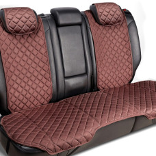 Накидки для сидінь задні Алькантара Verona Premium L Коричневі (Оригінал)