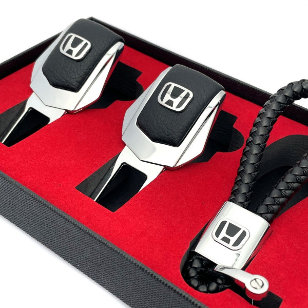 Подарунковий набір №1 для Honda з заглушок і брелка з логотипом