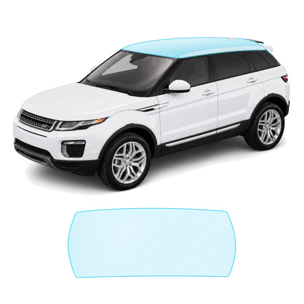 Антигравийная защитная бронепленка по лекалам для Land Rover Range Rover Evoque L538 facelift 2016-2018 - зона крыши