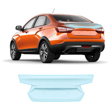 Антигравійна захисна бронеплівка за лекалами для LADA Vesta Cross 2180 2018-2022 - зона кришки багажника