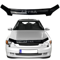 Дефлектор капота мухобойка Opel Astra G 1998-2012 Voron Glass
