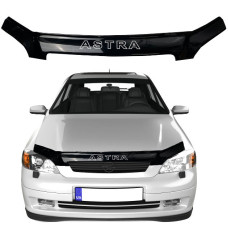 Дефлектор капота мухобойка Opel Astra G 1998-2012 Voron Glass