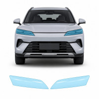 Антигравийная защитная бронепленка по лекалам для BYD Sealion 05 I 2023- оптика (фары и ПТФ)