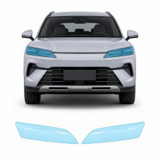 Антигравийная защитная бронепленка по лекалам для BYD Sealion 05 I 2023- оптика (фары и ПТФ)