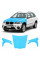 Антигравийная защитная бронепленка по лекалам для BMW X5 E70 2006-2013 - капот и передние крылья