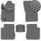 Коврики в салон EVA для Mitsubishi Outlander 2001-2006 с подпятником Серый 5 шт