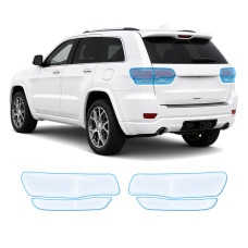 Антигравийная защитная бронепленка по лекалам для Jeep Grand Cherokee WK2 facelift 2014-2021 - задние фонари стопы