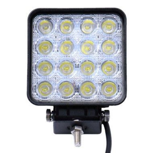 Додаткова LED фара 48W (3W*16) 10-30V 110x110x72mm Ближній (29-48W) 1 шт (2964)