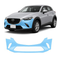 Антигравійна захисна бронеплівка за лекалами для Mazda CX-3 DK 2015-2021 - передній бампер