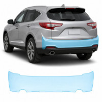Антигравийная защитная бронепленка по лекалам для Acura RDX TX2/CDU facelift 2016-2018 - задний бампер