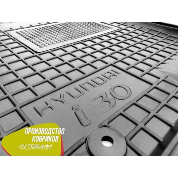 Водійський коврик в салон Hyundai i30 2012-2017 (Avto-Gumm)