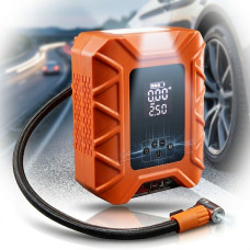 Компрессор автомобильный Бустер Повербанк 4в1 14.8V 37.0wh 10000mAh Фонарь (VC-345CL)