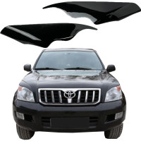 Реснички фар для Toyota Land Cruiser Prado 120 2002-2009 Voron Glass