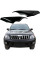 Вії фар для Toyota Land Cruiser Prado 120 2002-2009 Voron Glass
