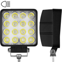 LED фара Brevia Sport Далеке світло 10-30V 48W (16x3W) 3520Lm Алюмінієвий корпус IP68 (10652QSX1)
