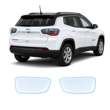 Антигравийная защитная бронепленка по лекалам для Jeep Compass MP 2017-2020 - задние фонари стопы