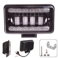 Дополнительная LED Фара Линзованая 170x110x80 мм с ДХО 50W 6000К 9-36V (LP-7717)