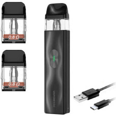 Багаторазовий Pod-Набір Vaporesso Xros 4 Mini 1000mAh 2 мл (Картриджів 0.8 ОМ 3 шт) Black Чорний