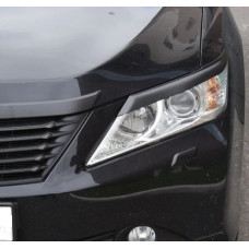 Реснички фар Fly для Toyota Camry 50 11- Черные 2 шт