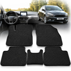 Килимки в салон EVA для Ford Focus 3 2011-2018 Повний комплект 5 шт