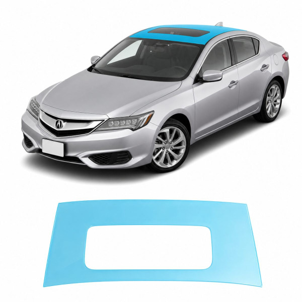 Антигравійна захисна бронеплівка за лекалами для Acura ILX I facelift 2016-2018 - зона даху