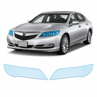 Антигравийная защитная бронепленка по лекалам для Acura RLX I 2014-2017 - оптика (фары и ПТФ)