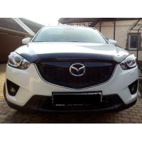 Дефлектор капоту мухобійка для MAZDA CX5, 12-, темний