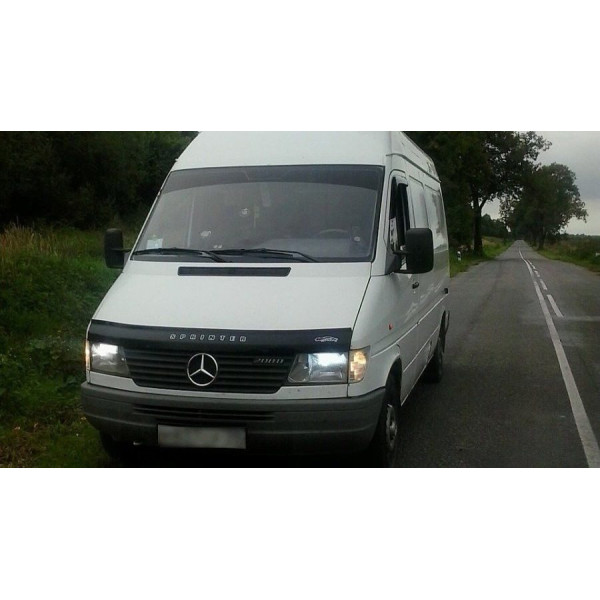 Дефлектор капота мухобойка для Mercedes-Benz Sprinter TDI 1995-2002 Евро Крепление (Vip Tuning) MRD03