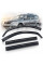 Дефлекторы окон ветровики Renault Logan Largus MCV 2004-2012 Скотч 3M Voron Glass