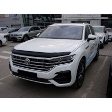 Дефлектор капота мухобойка Volkswagen Touareg 2018- (SVOTOU1812)