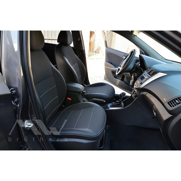 Авточехлы модельные MW Brothers для Hyundai Accent (Solaris) c 2010