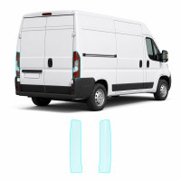 Антигравійна захисна бронеплівка за лекалами для Fiat Ducato III 2006- задні ліхтарі стопи