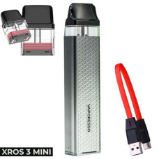 Багаторазова Pod-система Vaporesso Xros 3 Mini 1000mAh 2 мл Icy Silver Сріблястий