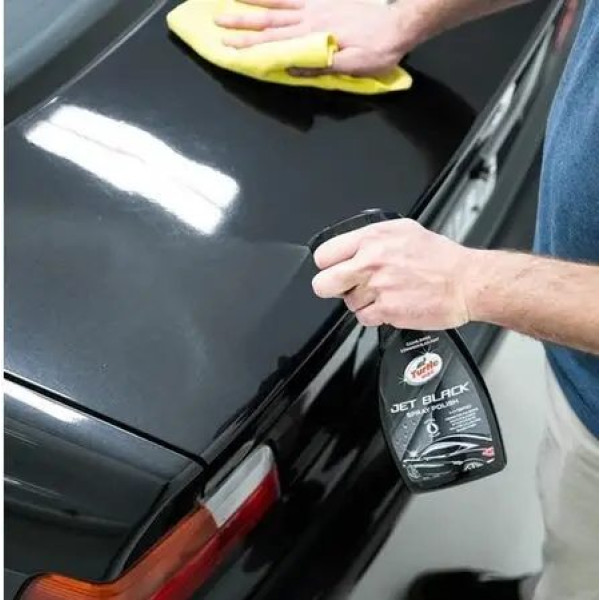 Синтетичний чорний поліроль Turtle Wax HIBRID Jet Black 500мл (53140)