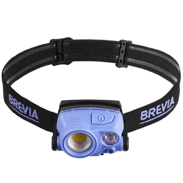 Фонарь налобный Brevia 400Lm + 200Lm 3W+3W COB 1200mAh IP65 (14100WX1)