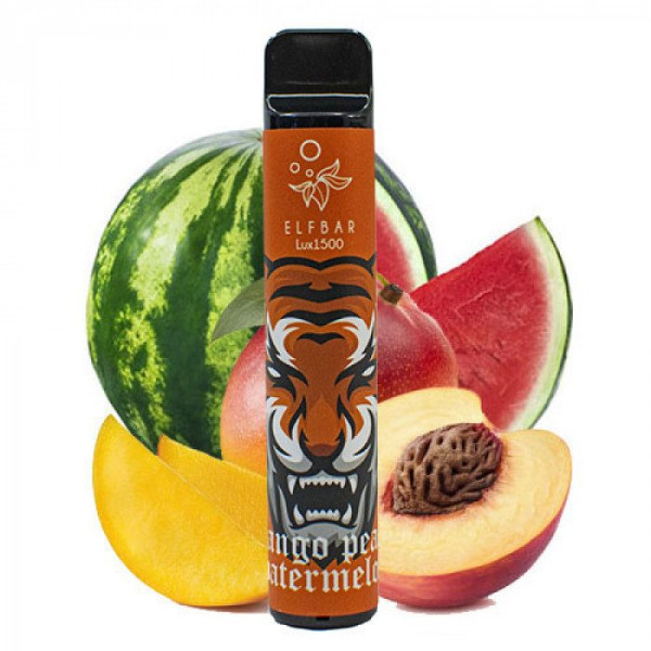 Elf Bar Lux 1500 POD 2% Оригинал Mango Peach Watermelon Манго Персик Арбуз