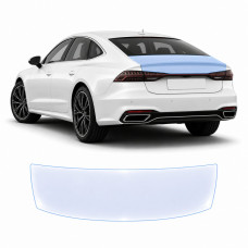 Антигравийная защитная бронепленка по лекалам для Audi A7 C8 2018-2022 - зона крышки багажника